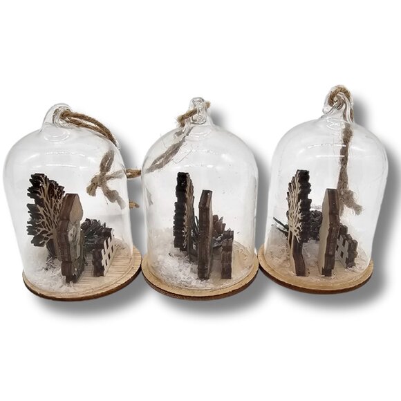 Christmas Tree Ornaments Forest Animal - Terrarium Style - Picture 4 of 4